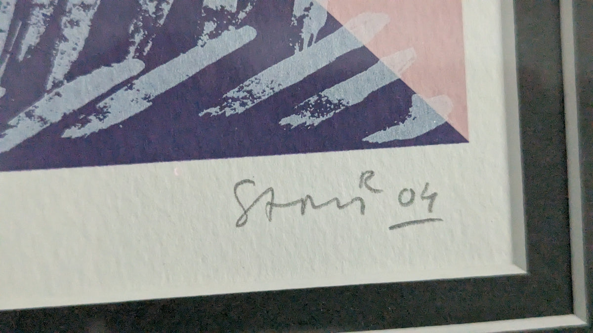 Sami Rinne - Mustaa ja Punaista (ISO Signeerattu Litografia 2004)