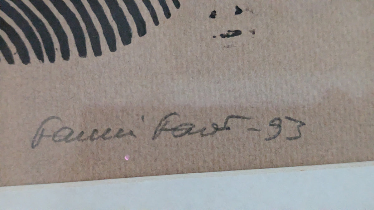 Fanni Favén - Actus (Signeerattu Grafiikka 1993)