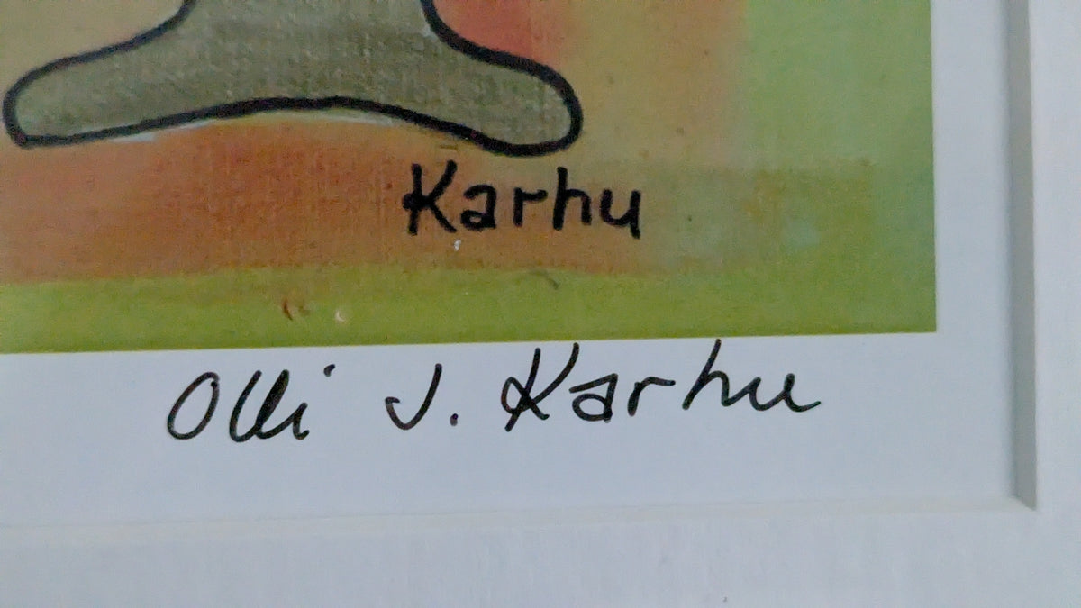 Olli J. Karhu - Signeerattu Grafiikka (Numeroitu 10/30)