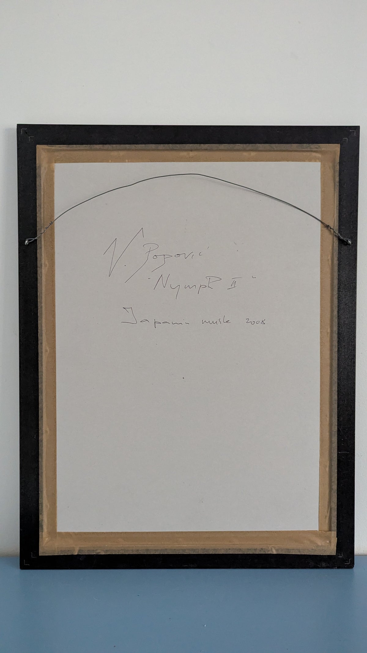 Vladan Popović - Nymph II (Signeerattu Sumi-e Maalaus 2008)