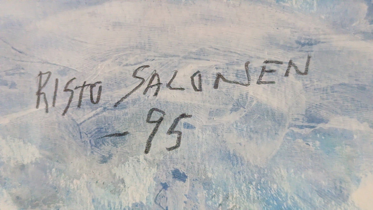 Risto Salonen - Signeerattu Sekatekniikka (ISO, 1995)