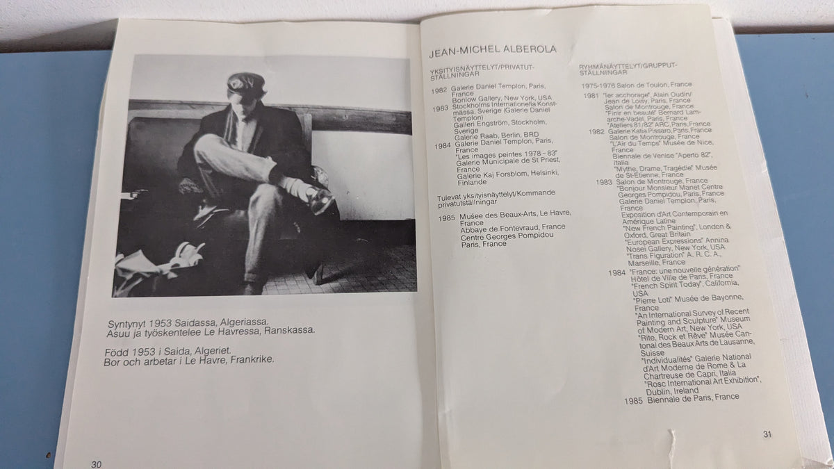 Jean-Michel Alberola - Signeerattu Grafiikka (1984)
