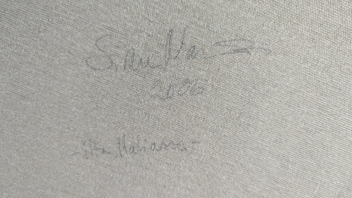Siru Nurmi - Ilta Italiassa (Signeerattu Öljyvärimaalaus 2006)