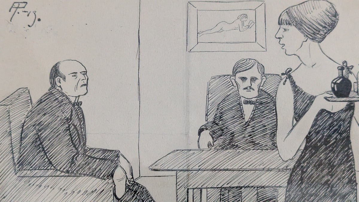 Alexander Paischeff - Signeerattu Tussityö (1913)