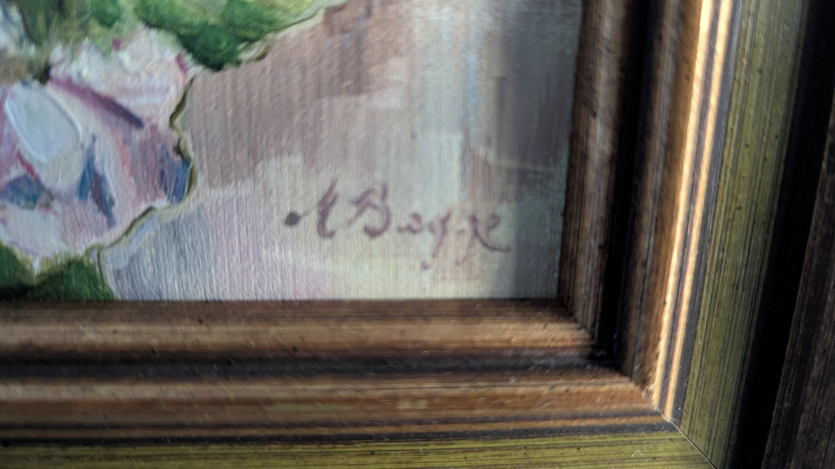 M.Bagge - Signeerattu Öljyvärimaalaus