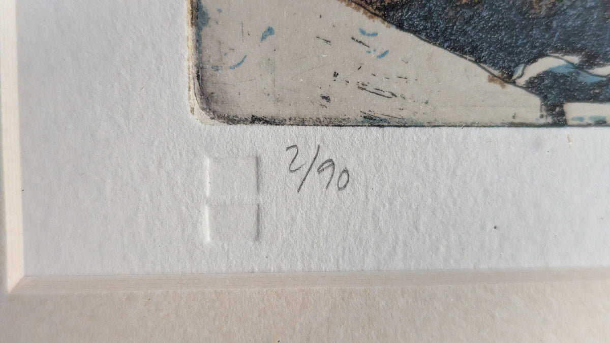 Kirsi Neuvonen - Nuoruuden Lähde (Signeerattu Grafiikka 1992)