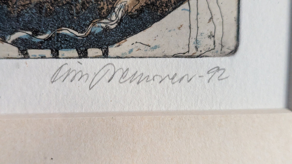 Kirsi Neuvonen - Nuoruuden Lähde (Signeerattu Grafiikka 1992)