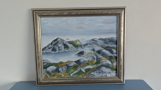 M.Rautaoja - Signeerattu Öljyvärimaalaus (1998)