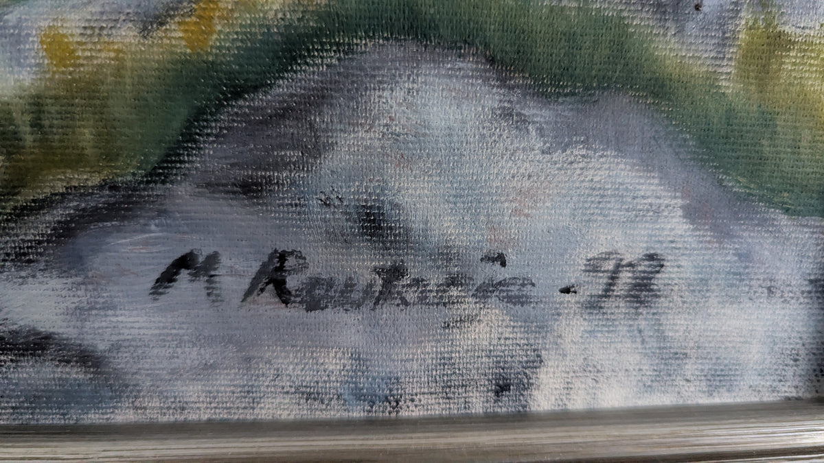 M.Rautaoja - Signeerattu Öljyvärimaalaus (1998)