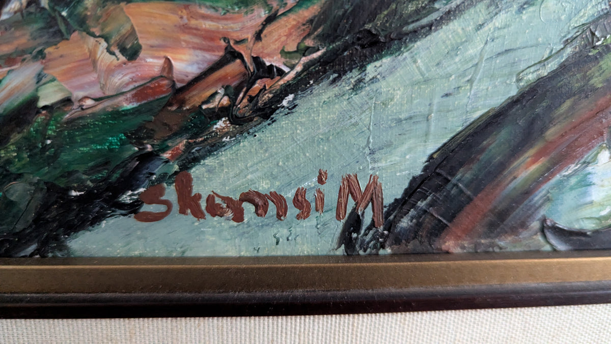 Michail Skansi - Signeerattu Öljyvärimaalaus