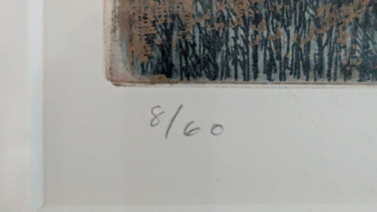Tuula Lehtinen - Monrepos III (Signeerattu Grafiikka 2012)