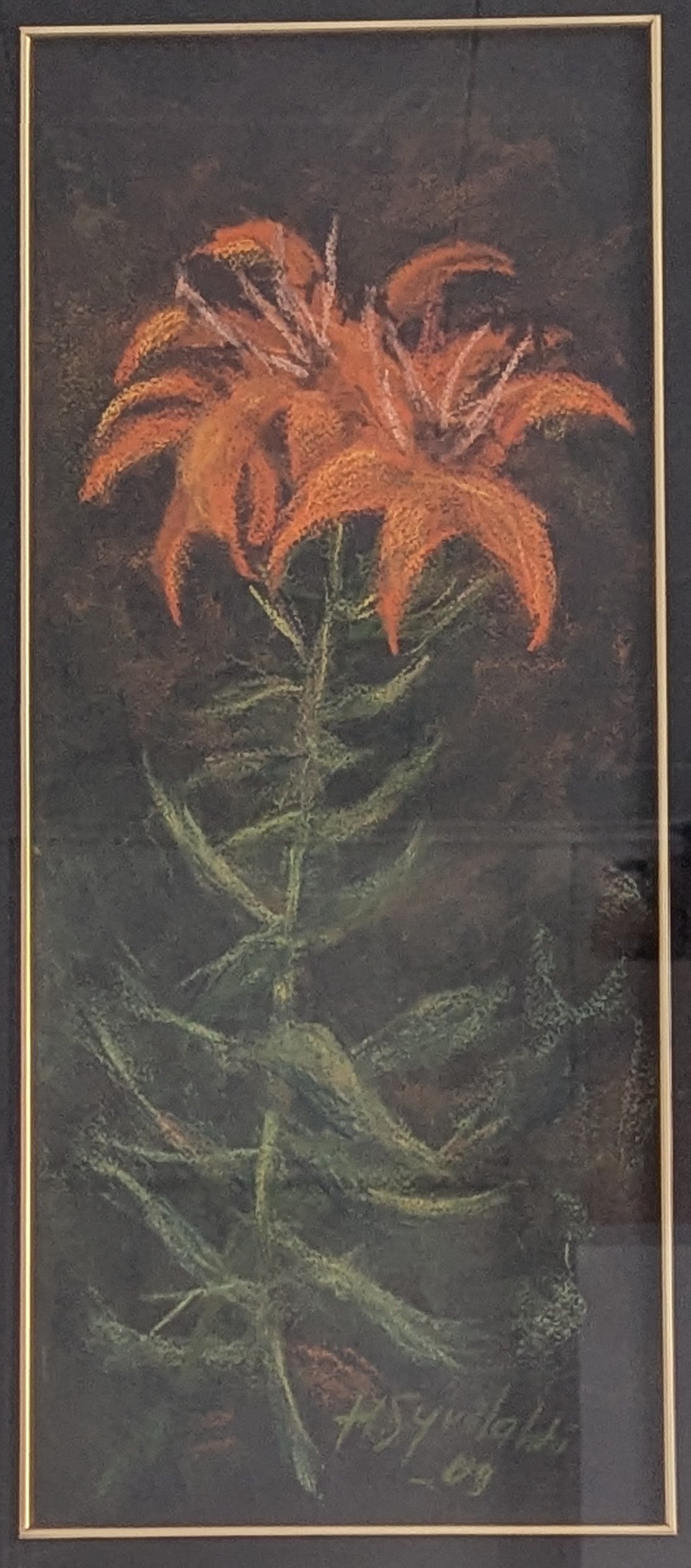 Helmi Syvälahti - Signeerattu Pastellimaalaus (2009)