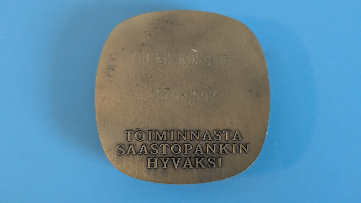 Tillander - Säästöpankin Ansiomitali (1982, Aimo Taleva)