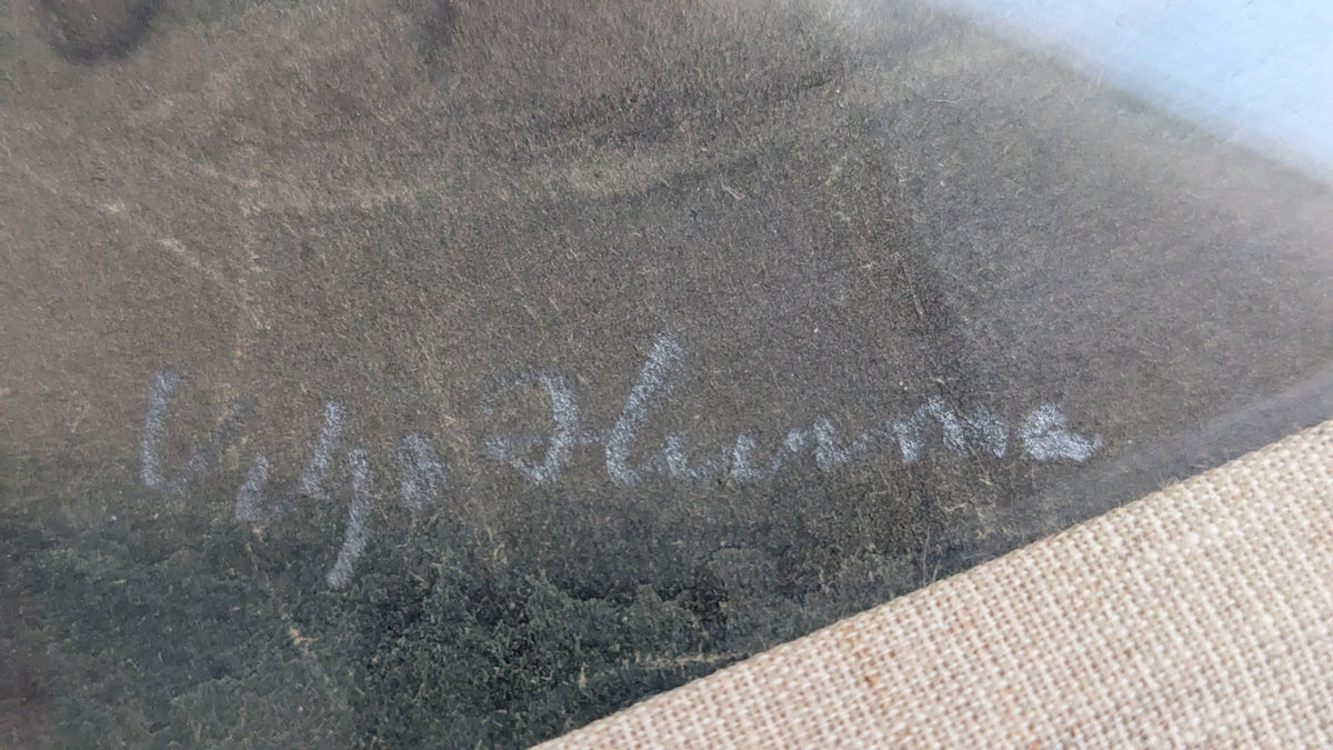 Viljo Hurme - Signeerattu Akvarellimaalaus (1916)