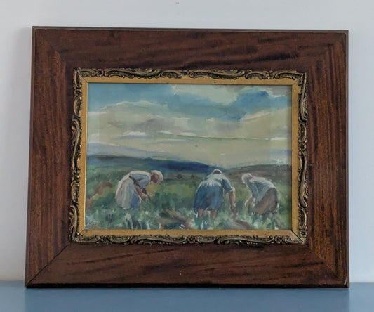 Viljo Hurme - Signeerattu Akvarellimaalaus (1942)