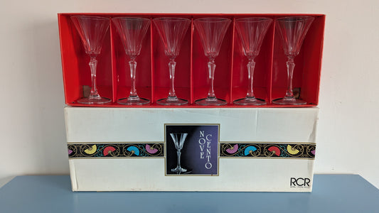 Royal Crystal Rock (RCR) - Novecento Valkoviinilasi (6kpl, Alk. Pakkauksessa)