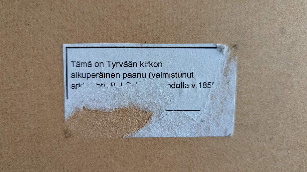 Mika Kari - Paanulle Signeerattu Öljyvärimaalaus