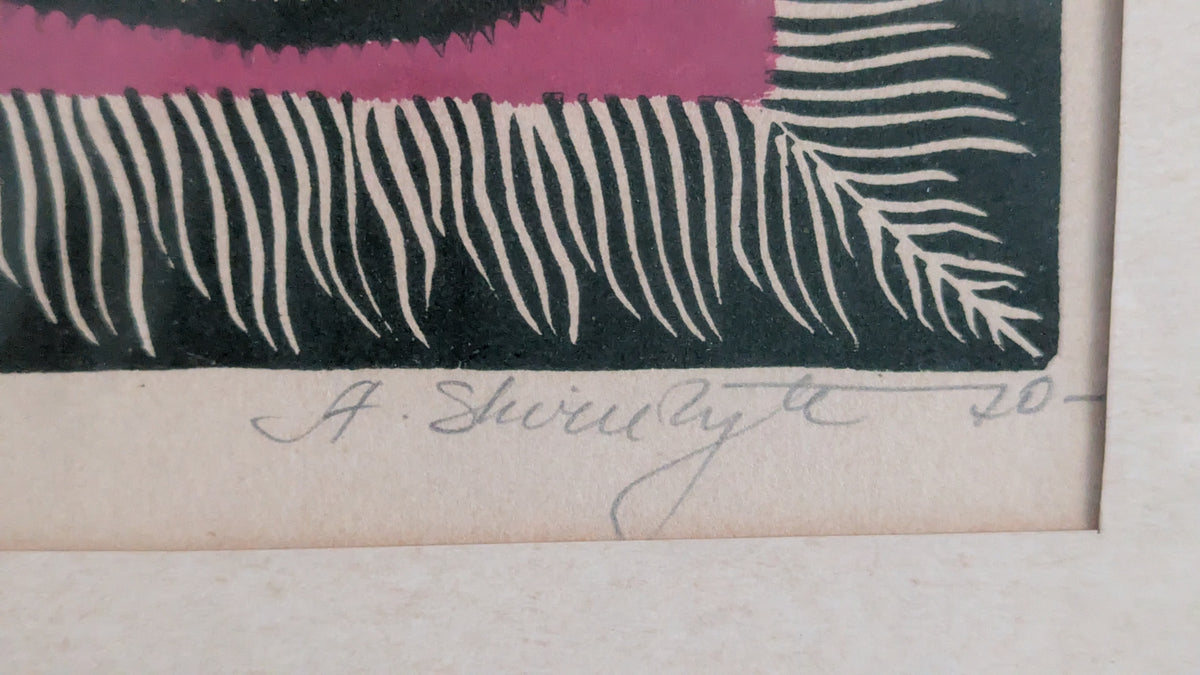 Aldona Skirutytė - Liaudis Vieninga (Signeerattu Lino 1970)