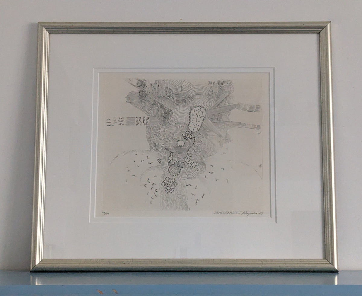 Maria Kähönen Alapuro - Signeerattu Grafiikka (1969)