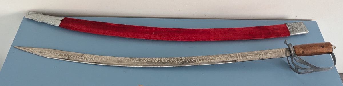 Intialainen Talwar Miekka / Sapeli (Pituus: 82cm)