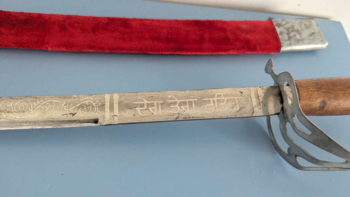 Intialainen Talwar Miekka / Sapeli (Pituus: 82cm)