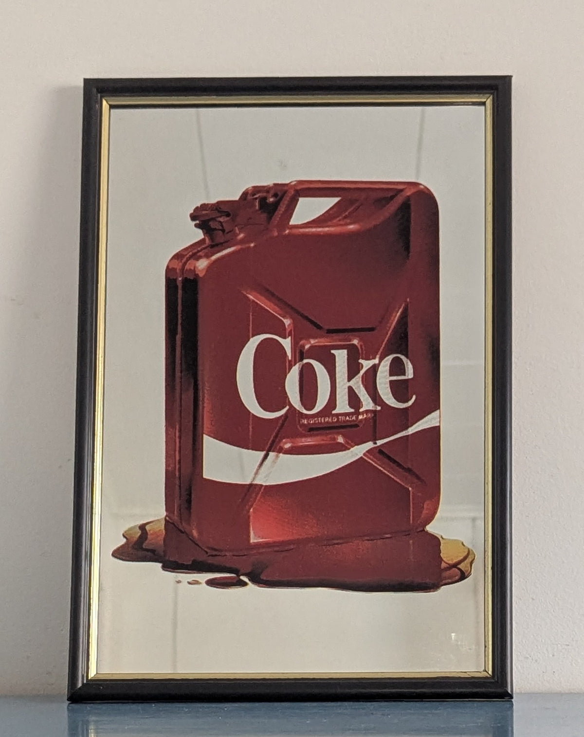 Tom Liddell - Coke Tank Mainospeili / Baaritaulu (1980-luku)