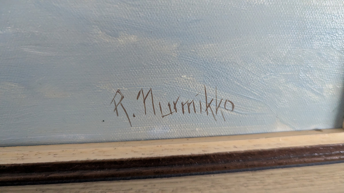 Reima Nurmikko - Signeerattu Öljyvärimaalaus (ISO)