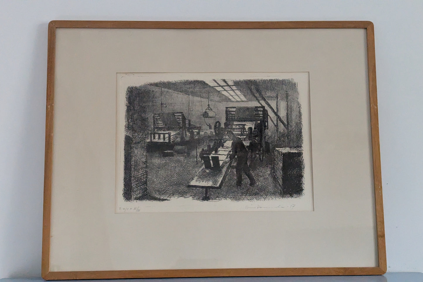 Simo Hannula - Signeerattu Grafiikka (1957)