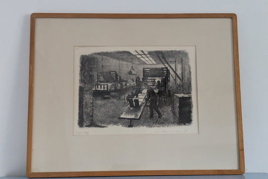 Simo Hannula - Signeerattu Grafiikka (1957)