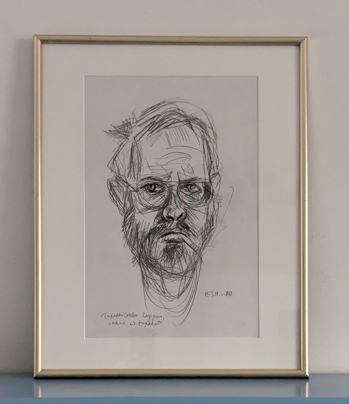 Erkki Sakari Heinonen - Tupakkalakko Loppui Vaan Ei Tupakat (Sign. Lyijypiirros)