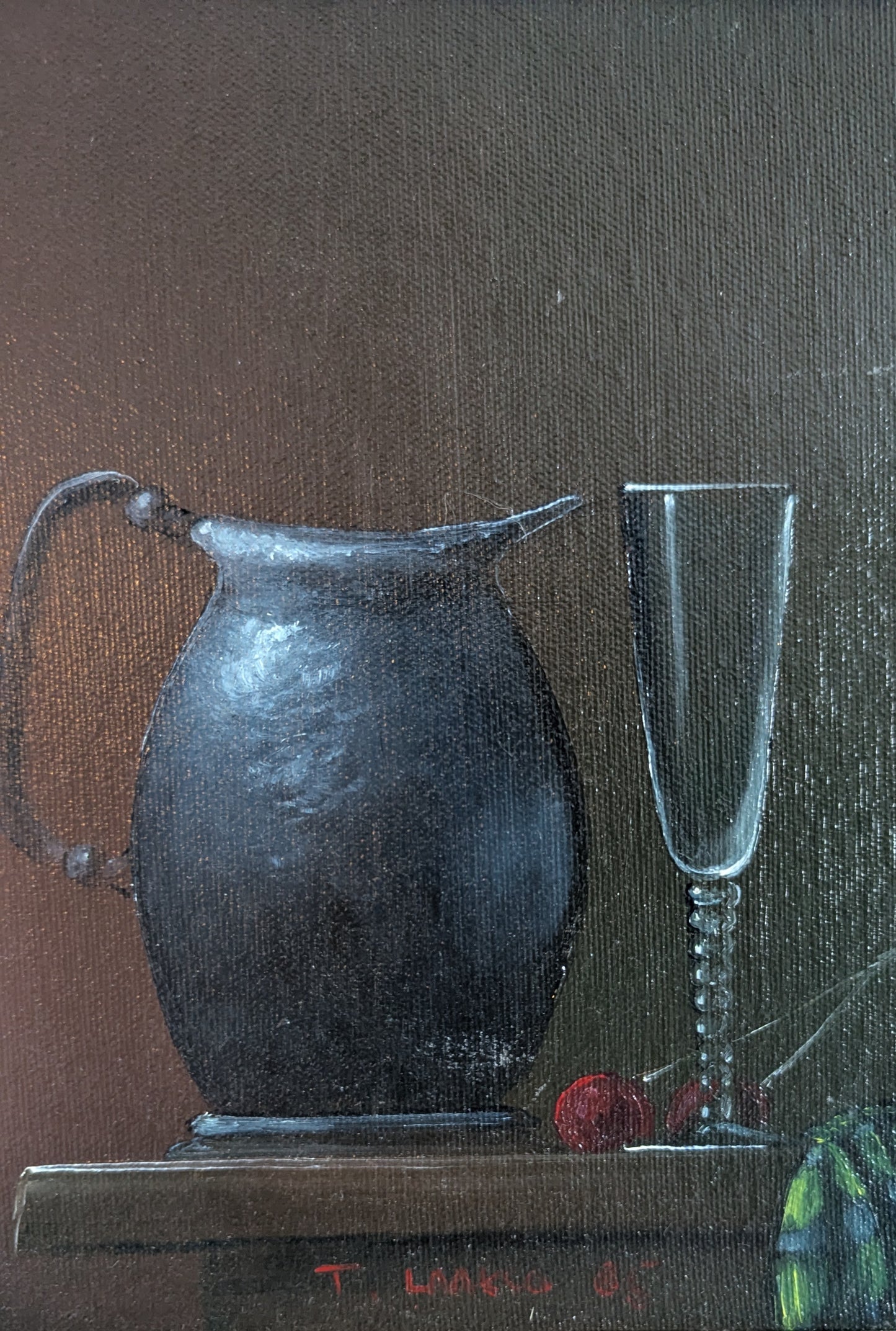 Terry Laakso - Signeerattu Öljyvärimaalaus (1985)