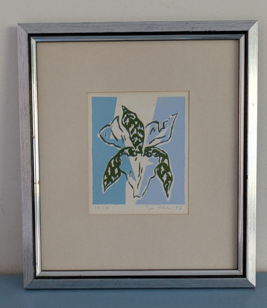 Ipi Kärki - Orkidea (Signeerattu Grafiikka 1983)