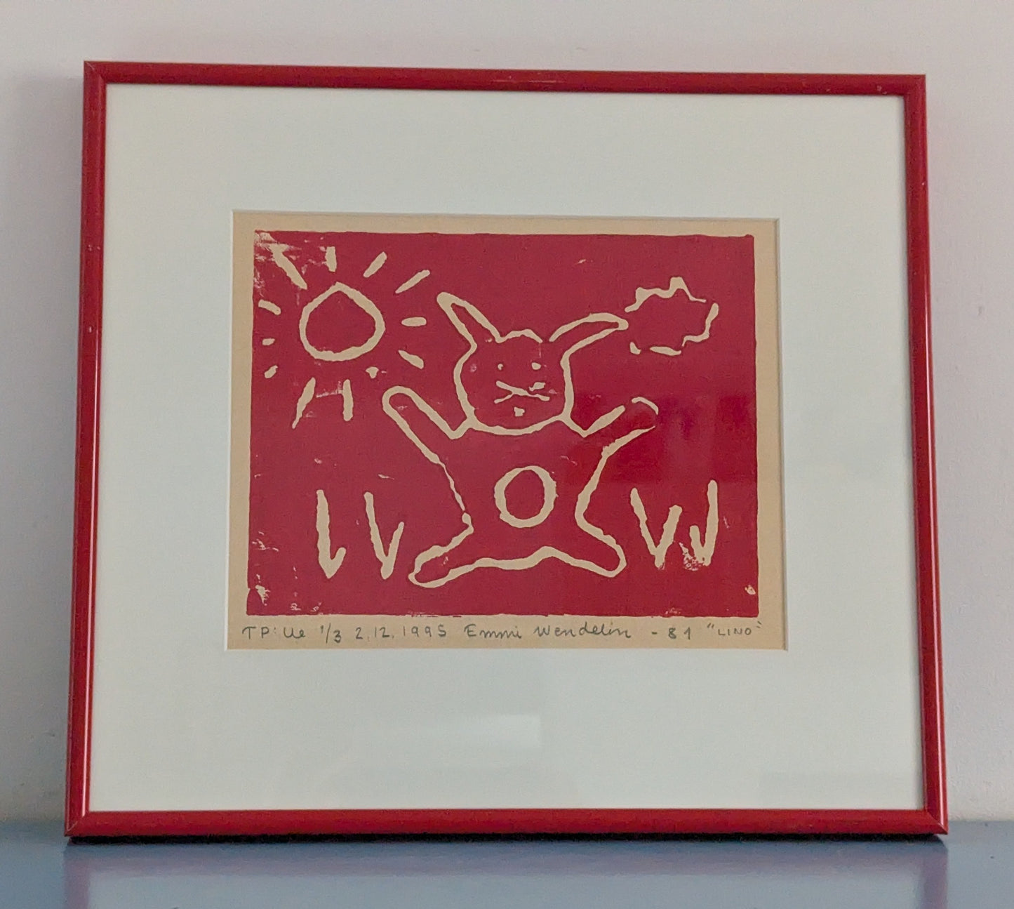 Emmi Wendelin - Signeerattu Linografia (1981)