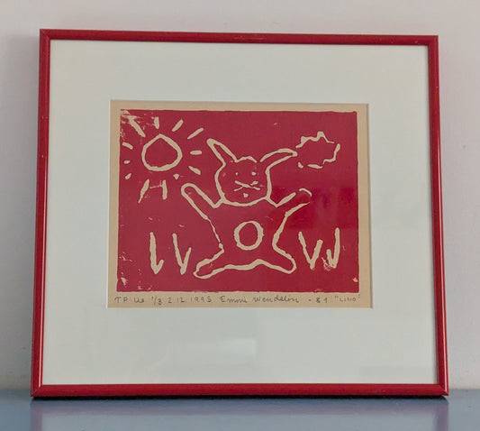 Emmi Wendelin - Signeerattu Linografia (1981)