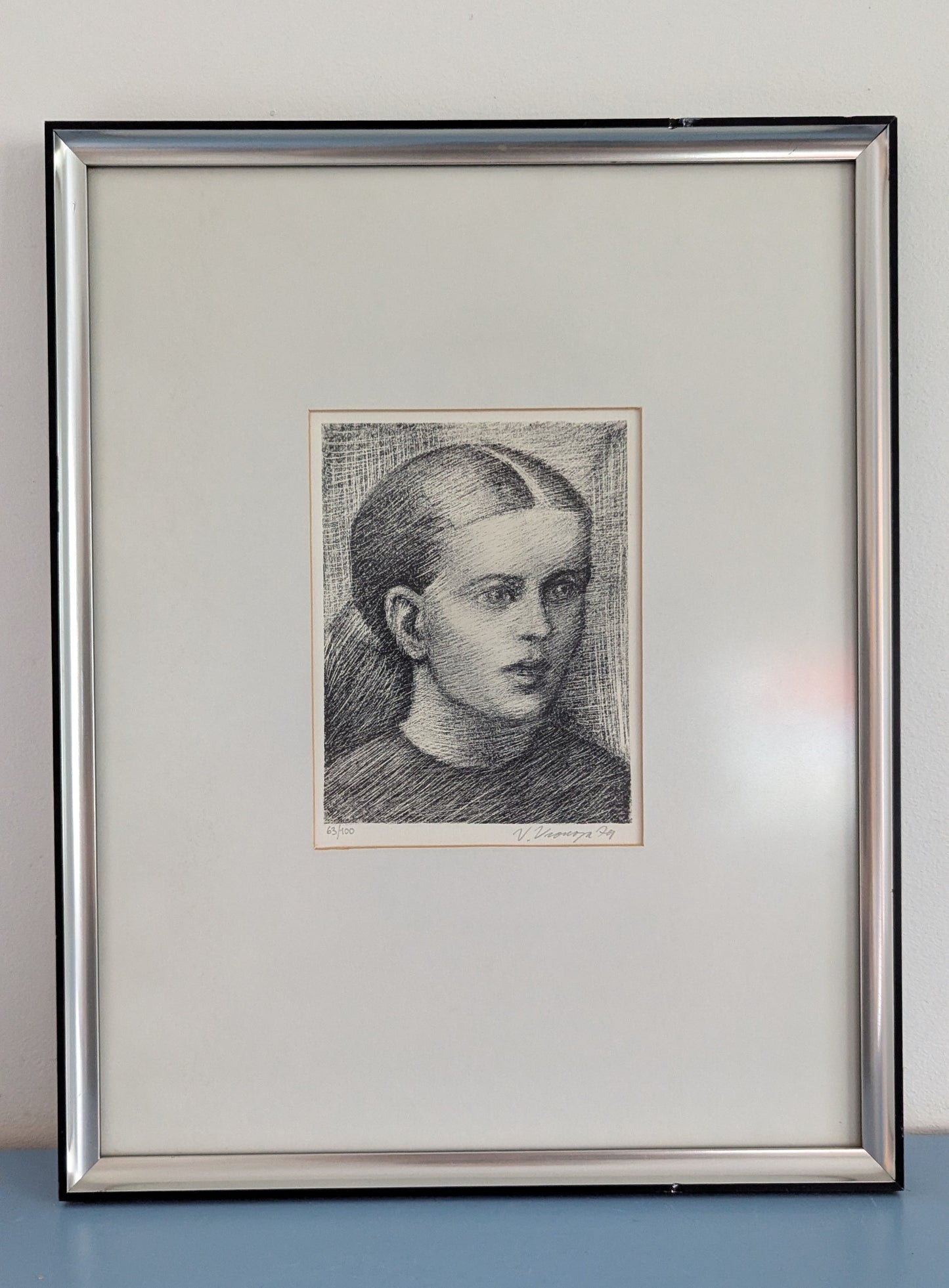 Veikko Vionoja - Marjatta (Signeerattu Litografia 1979)
