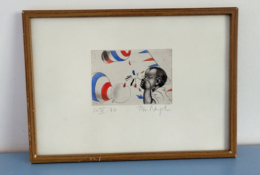 Peter Nagel - Signeerattu Grafiikka (1977)