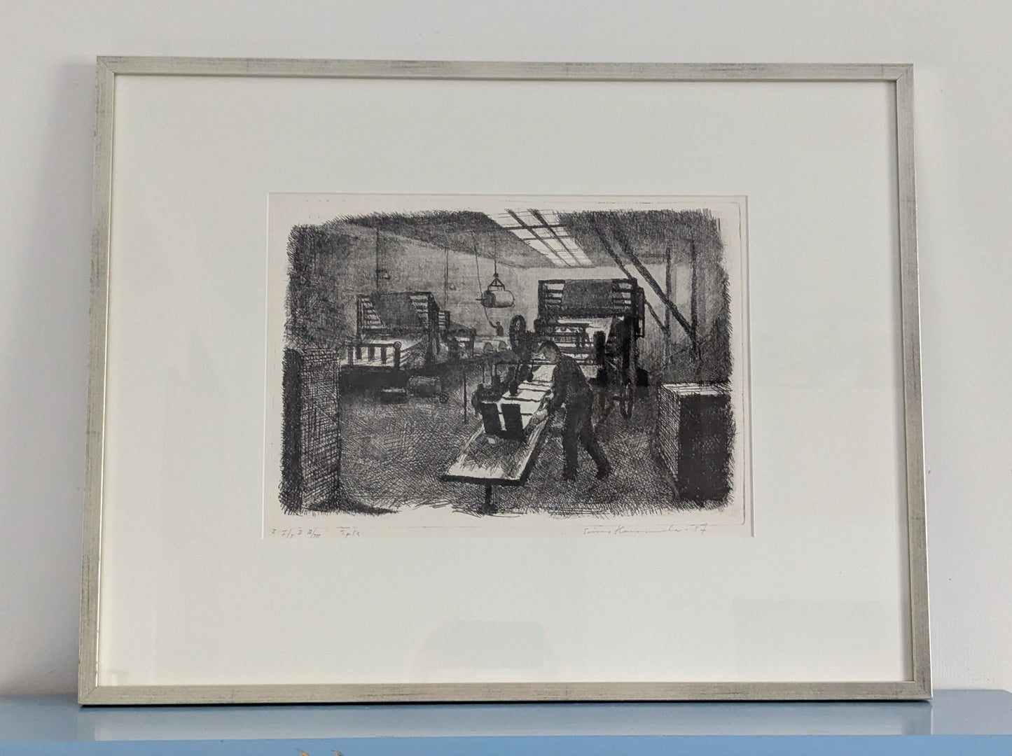 Simo Hannula - Signeerattu Grafiikka (1957)