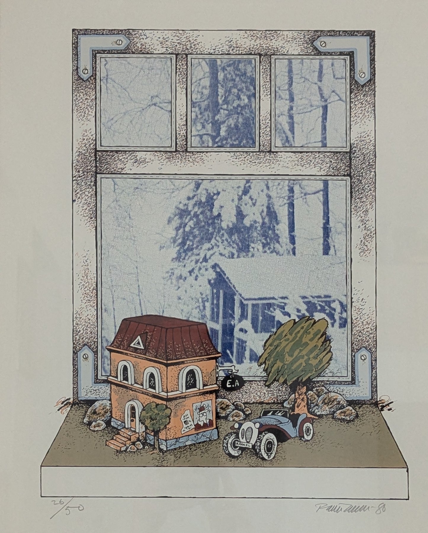 Raimo Kanerva - Signeerattu Grafiikka (1980)