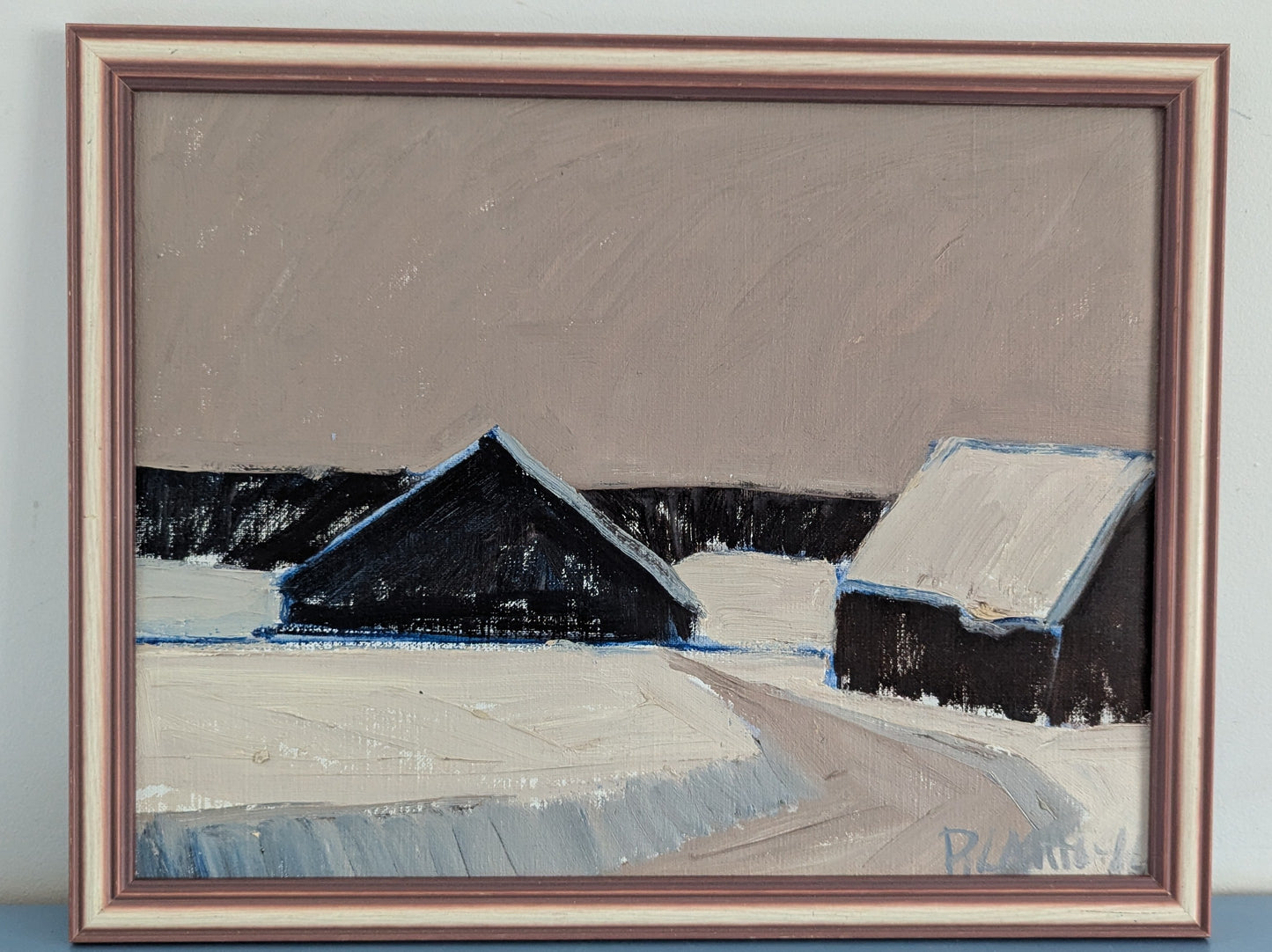 Pekka Laiho - Signeerattu Öljyvärimaalaus (1986)