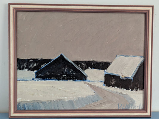 Pekka Laiho - Signeerattu Öljyvärimaalaus (1986)